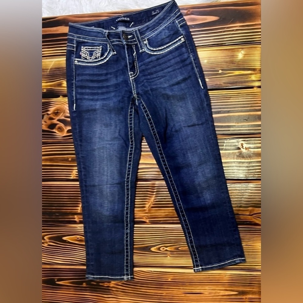 Vigoss Capri Jeans Heritage Fit Stretch Women